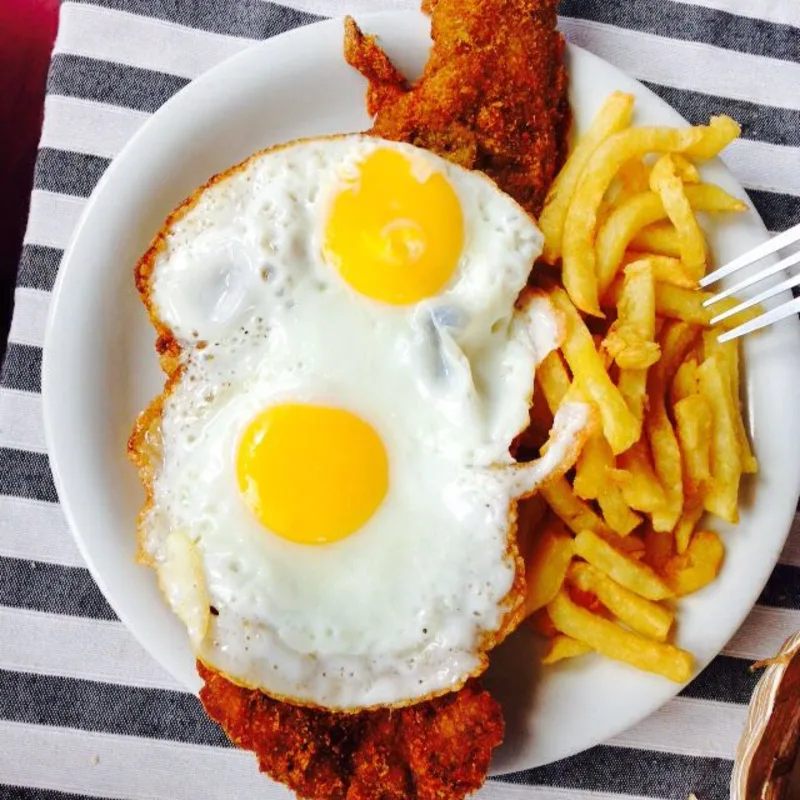 Milanesa a Caballo