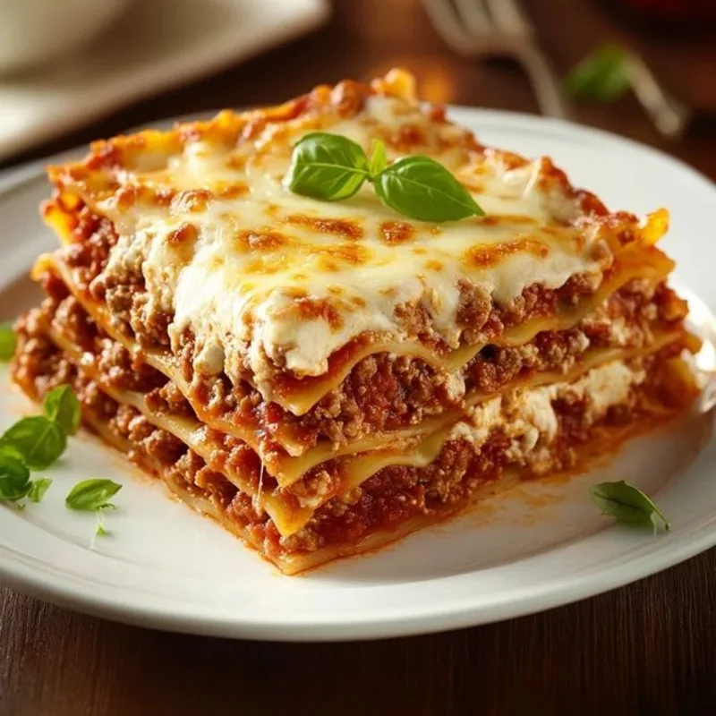 Lasagna de Jamon y Queso